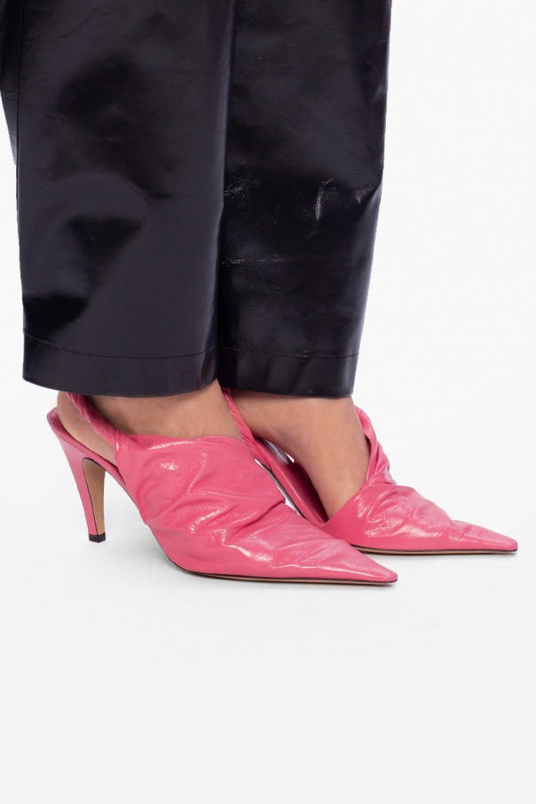 Pink 'BV Point' mules Bottega Veneta - Vitkac TW